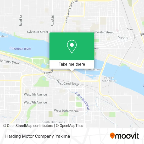 Harding Motor Company map