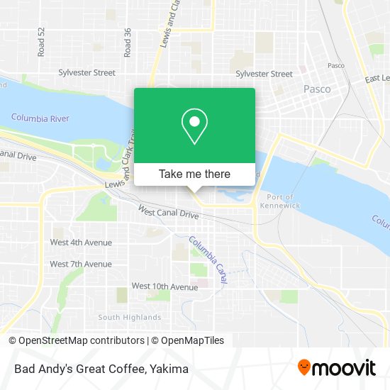 Bad Andy's Great Coffee map