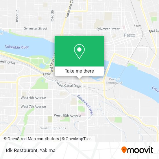 Mapa de Idk Restaurant