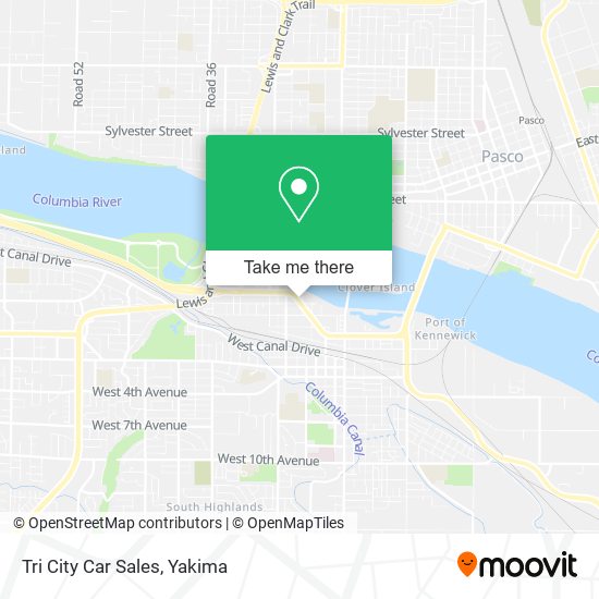 Tri City Car Sales map