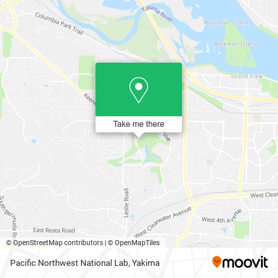 Pacific Northwest National Lab map