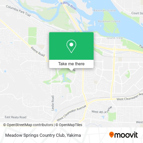 Mapa de Meadow Springs Country Club