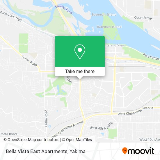 Mapa de Bella Vista East Apartments