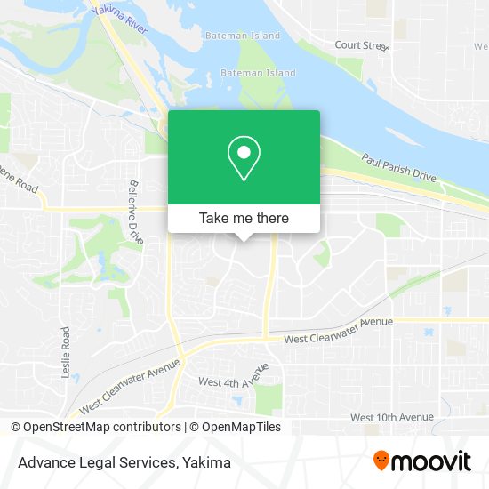 Advance Legal Services map