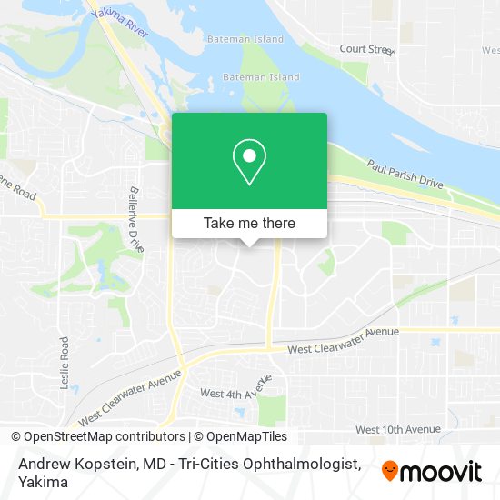 Andrew Kopstein, MD - Tri-Cities Ophthalmologist map