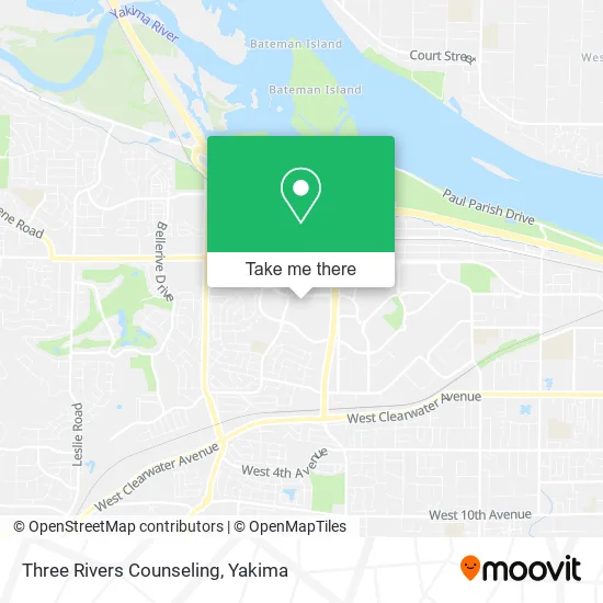 Three Rivers Counseling map