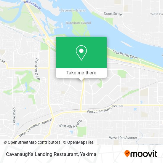 Mapa de Cavanaugh's Landing Restaurant