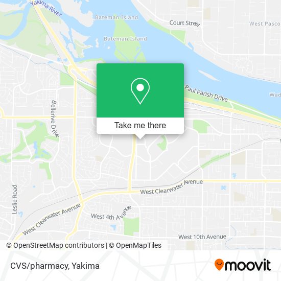 Mapa de CVS/pharmacy