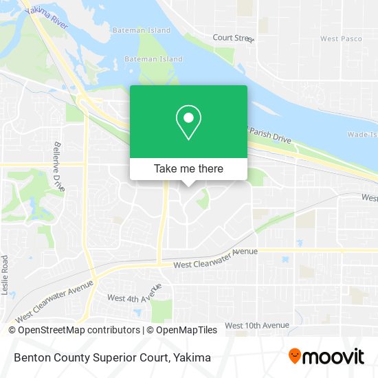 Mapa de Benton County Superior Court