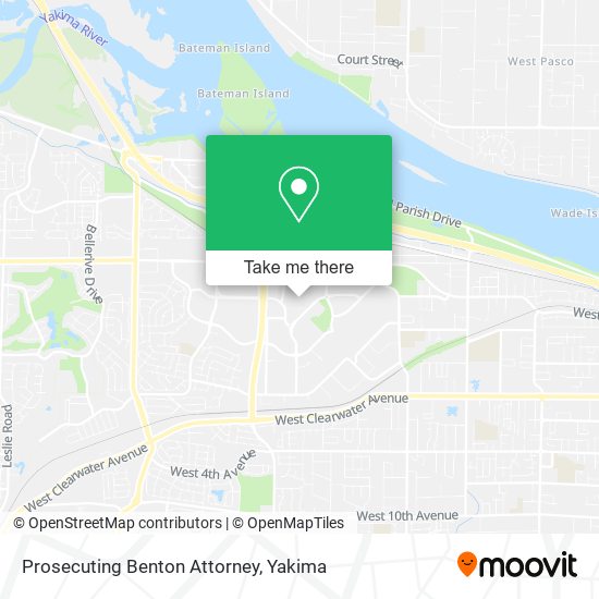 Prosecuting Benton Attorney map