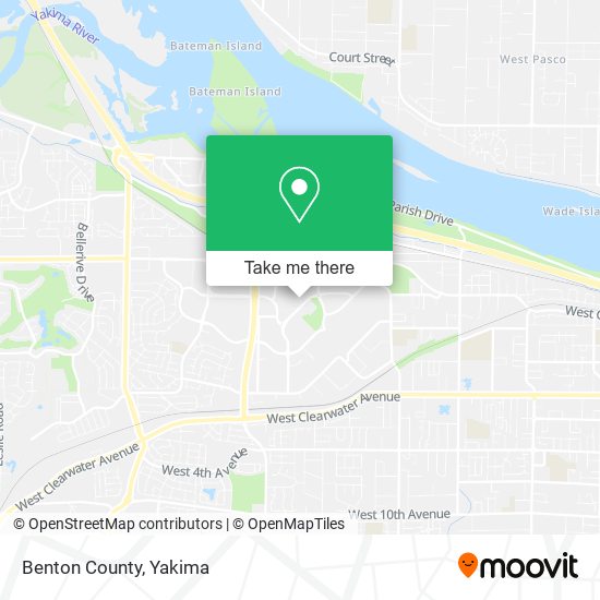 Mapa de Benton County