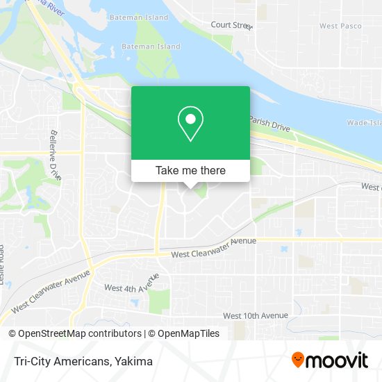 Mapa de Tri-City Americans