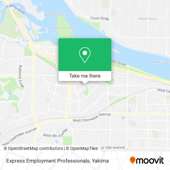 Express Employment Professionals map