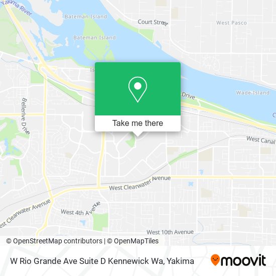 W Rio Grande Ave Suite D Kennewick Wa map
