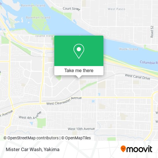 Mister Car Wash map