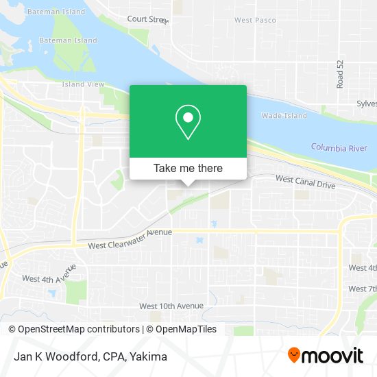 Mapa de Jan K Woodford, CPA