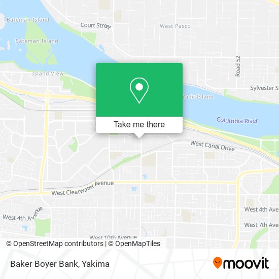 Baker Boyer Bank map