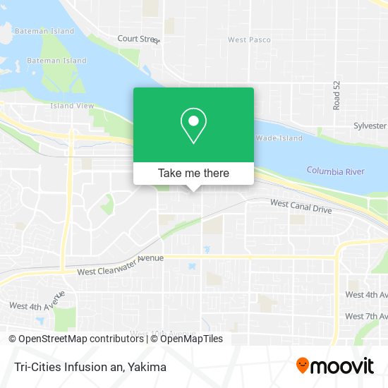 Mapa de Tri-Cities Infusion an