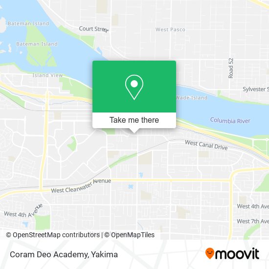 Mapa de Coram Deo Academy
