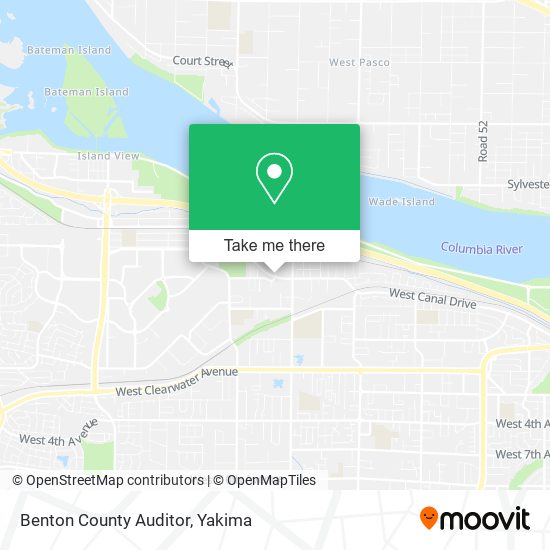 Mapa de Benton County Auditor