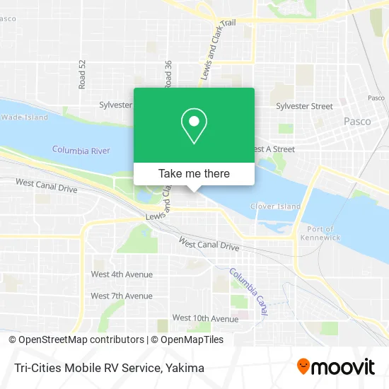 Tri-Cities Mobile RV Service map