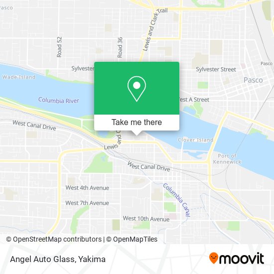 Mapa de Angel Auto Glass