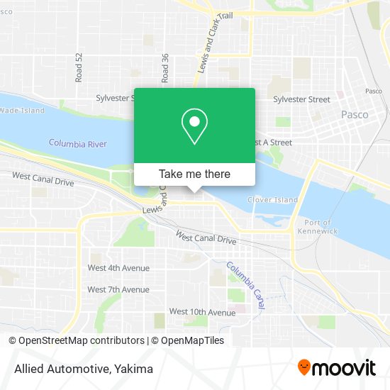 Allied Automotive map