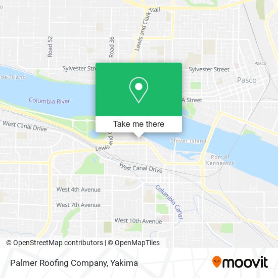 Mapa de Palmer Roofing Company