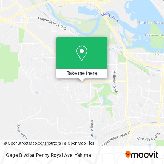 Gage Blvd at Penny Royal Ave map