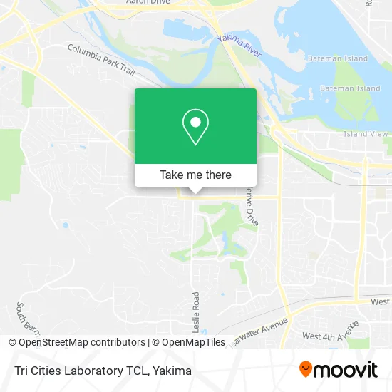 Tri Cities Laboratory TCL map