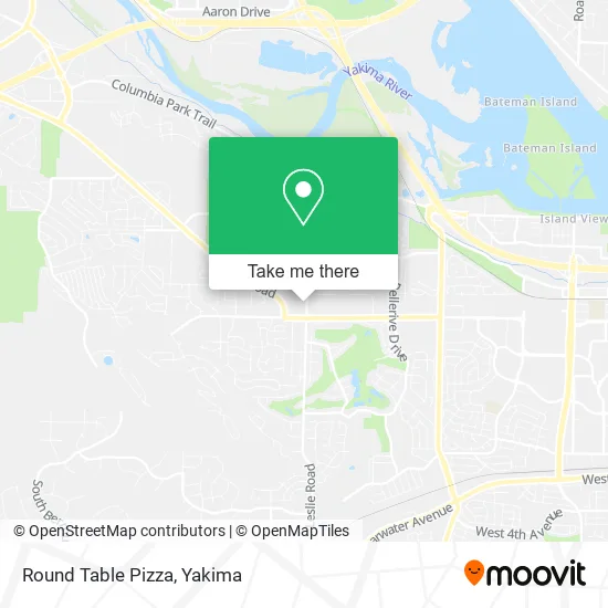 Round Table Pizza map