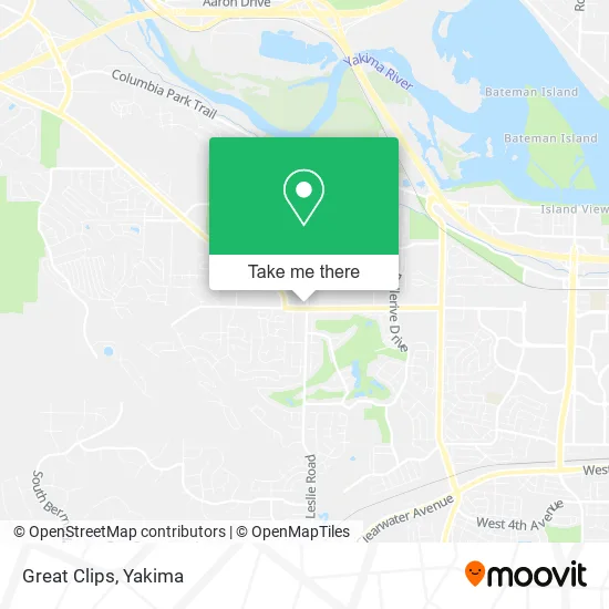 Great Clips map