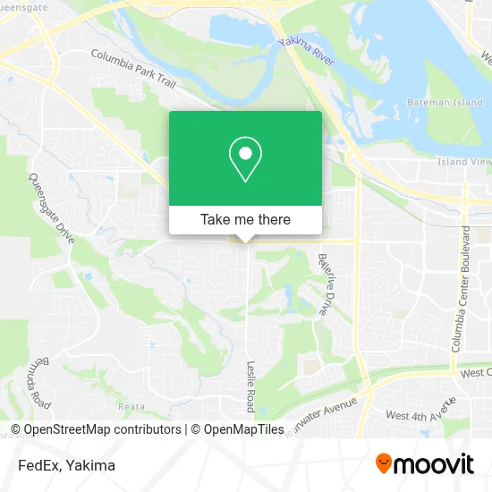 FedEx map