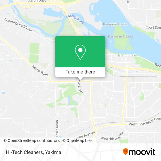 Hi-Tech Cleaners map