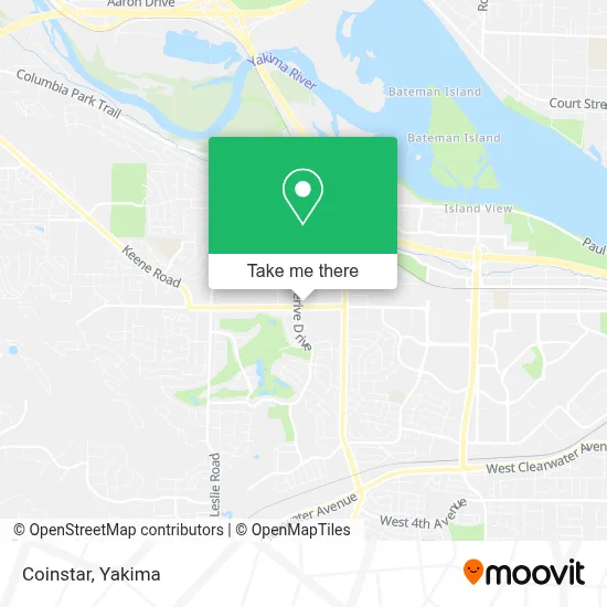 Coinstar map