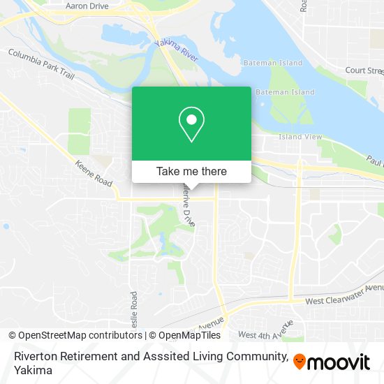 Riverton Retirement and Asssited Living Community map