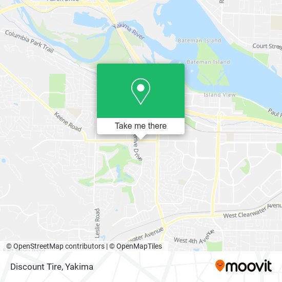 Mapa de Discount Tire