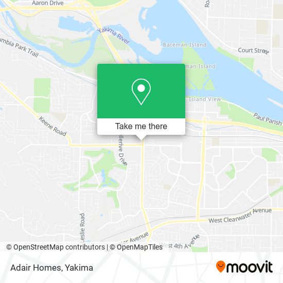 Adair Homes map