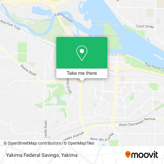 Mapa de Yakima Federal Savings