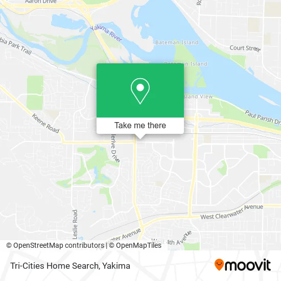 Tri-Cities Home Search map