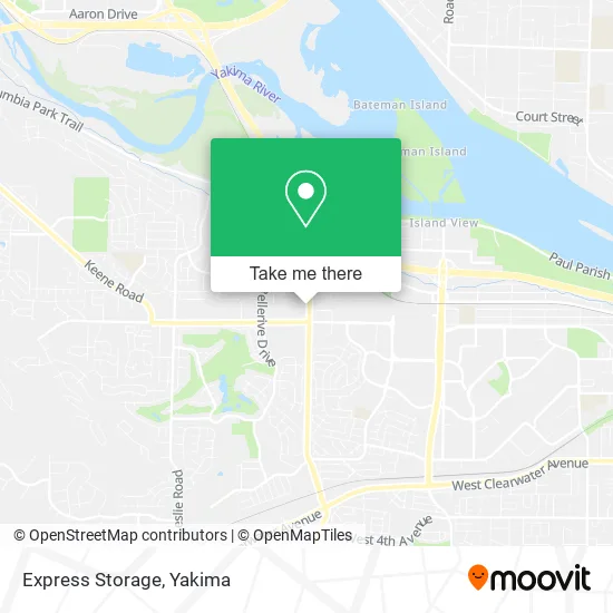 Express Storage map