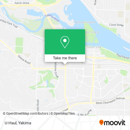 U-Haul map