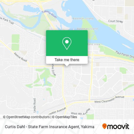 Mapa de Curtis Dahl - State Farm Insurance Agent