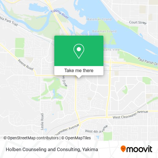 Holben Counseling and Consulting map