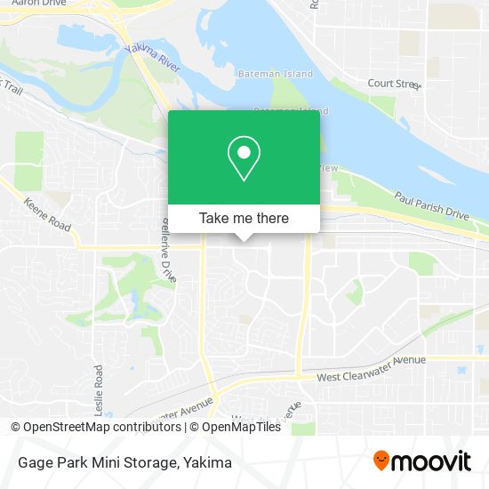 Gage Park Mini Storage map