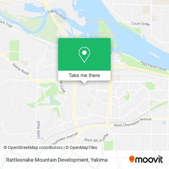 Mapa de Rattlesnake Mountain Development