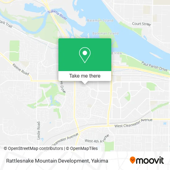 Rattlesnake Mountain Development map