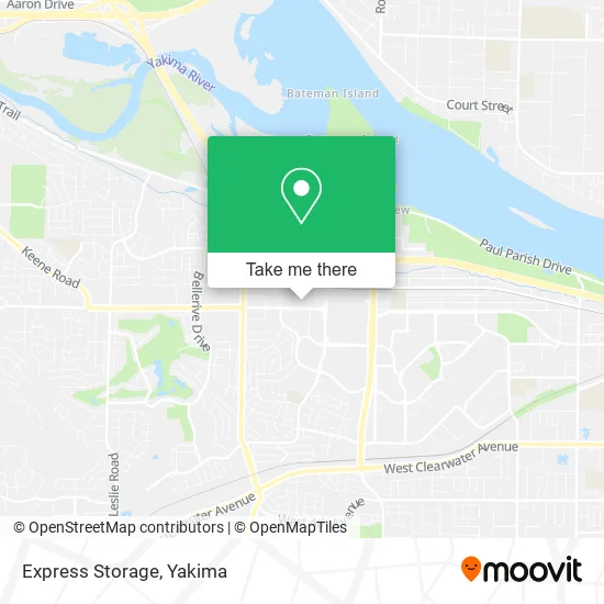 Express Storage map