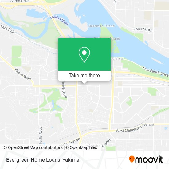 Evergreen Home Loans map