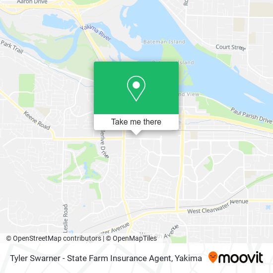 Mapa de Tyler Swarner - State Farm Insurance Agent